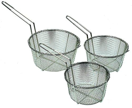 Update International (FB-8) 8 1/2" Round Wire Fry Basket
