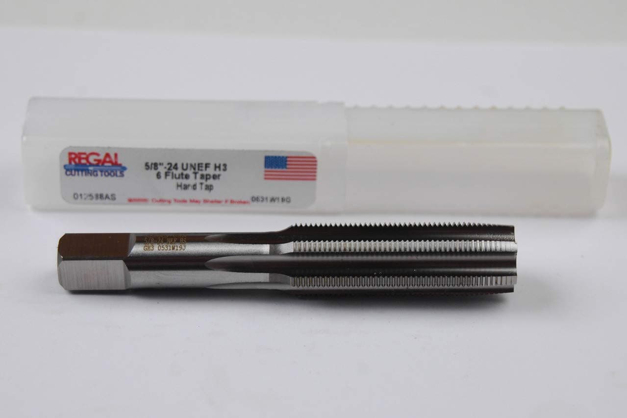 5/8 X 24 NEF HSG H3 6 Flute Taper Hand TAP (012588AS)