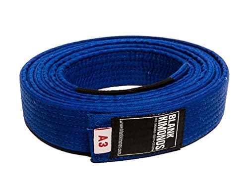 Blank Kimonos BJJ Belts - Blue - A4