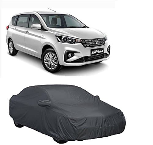 Robust Double Stitched Car Cover Designed for Maruti Suzuki Ertiga (Grey)