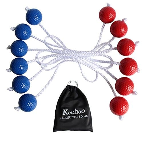 Keehoo Replacement Ladder Toss Bolas Made From Real Golf Balls(6 Pack)
