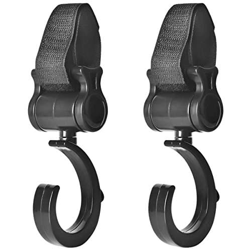 Stroller Hooks Set,2pcs of Multi-Functional Handy Mommy Hooks, Great For Strollers, Shopping Carts, Bikes And More, Perfect Stroller Accessories For Hanging Baby Diaper Bags, Purses, Shopping Bags