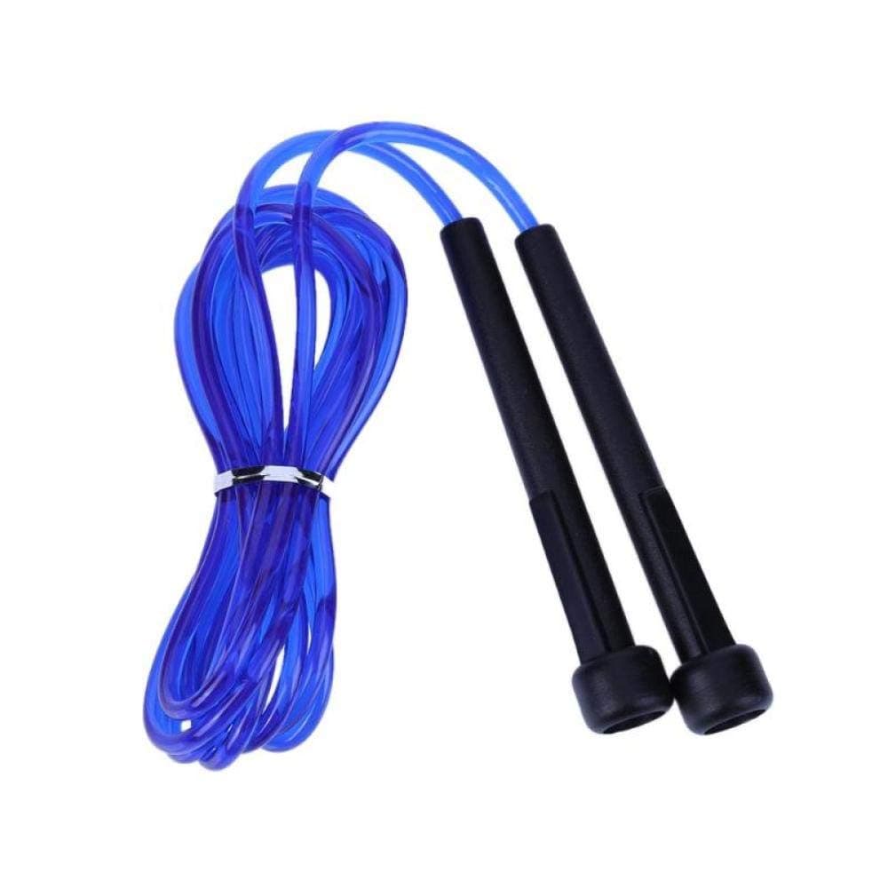 arbuio Jump Skipping Ropes Cable Steel Adjustable Fast Speed PVC Handle Jump Ropes Crossfit Skip Workout Training Exercises-1_black blue