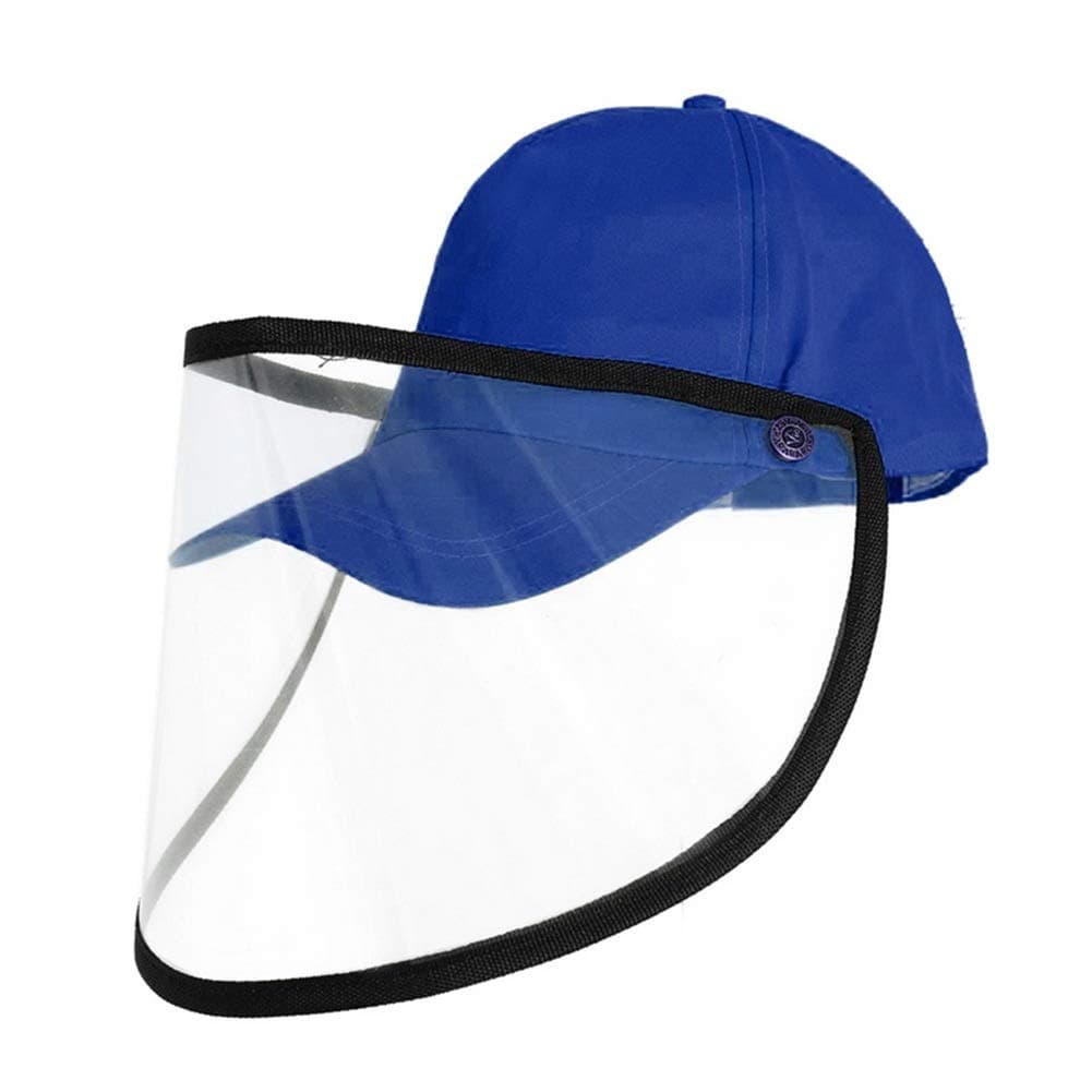 MuXin Anti-Saliva Protective Hat Removable Dustproof Protective Mask Cap Anti-Fog Baseball Hat