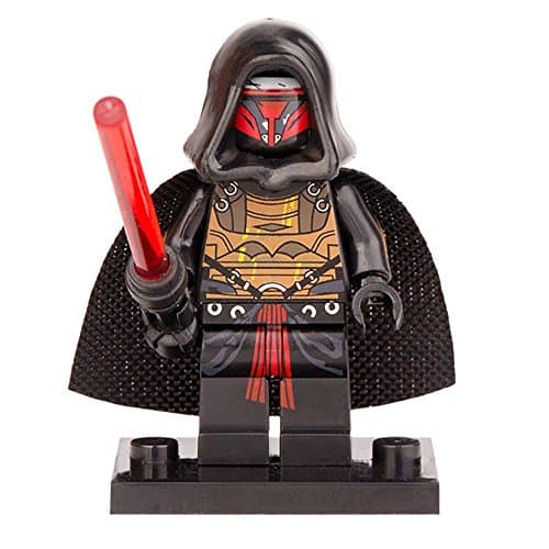 Darth Revan Star Wars Minifigure Building Block Toy - Compatible Mini Action Figure - Interchangeable Superhero Building Kit by Hatber Toys