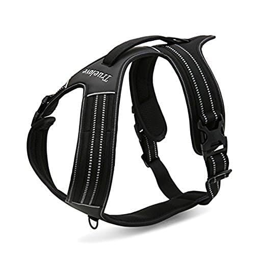 LeCAT Truelove Stylish, Heavy Duty, No-pull Dog Harness with Handle. Perfect Match for Pet Buddy Leash *Caution* Please Use Sizing Chart in Images at Left for Best Fit *