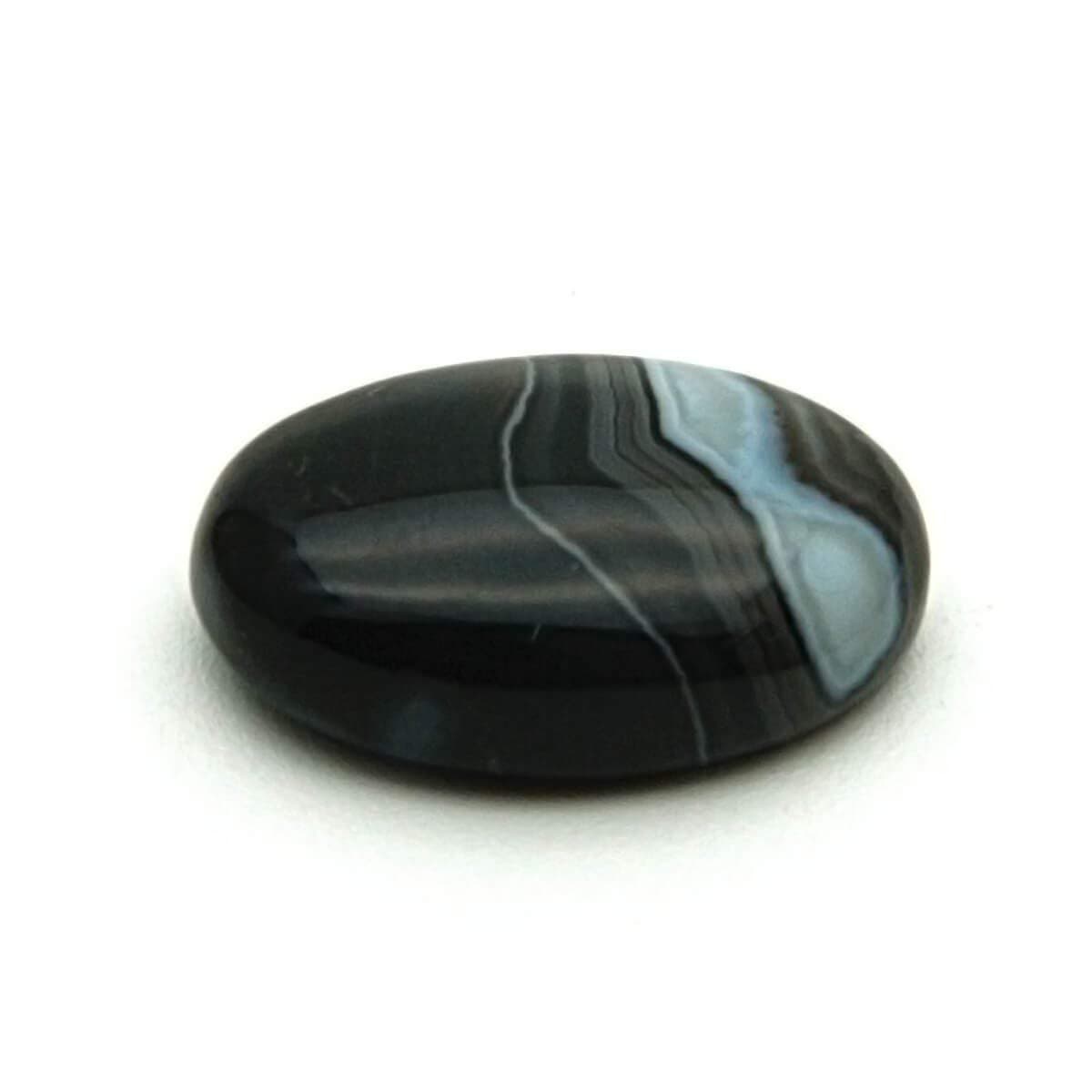 Certified Black Sulemani Hakik Stone/Akik Gemstone 2 Piece for Making 1 Pendent and 1 Ring (Standard Size)