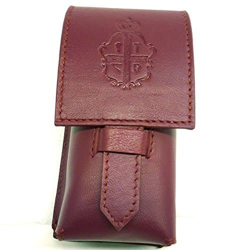 Sheep Napa Leather Case for Badger Brush - Protective/Travel Case by Premier Rasage by Premier Rasage