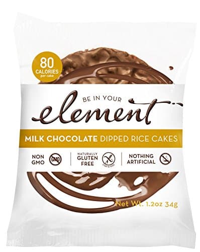 Element Rice Cakes, Milk Chocolate, 2 Count (Pack of 16)