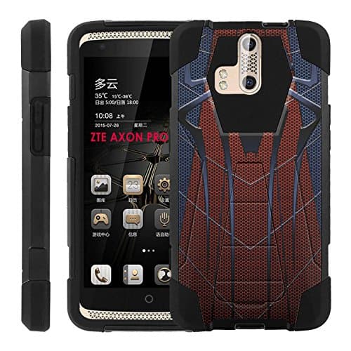 [HEROES 1] ZTE Axon Pro [Advance] Dual Layer Shockproof Rugged Hybrid Armor Bumper Protection [Built-in Kickstand] for ZTE Axon Pro