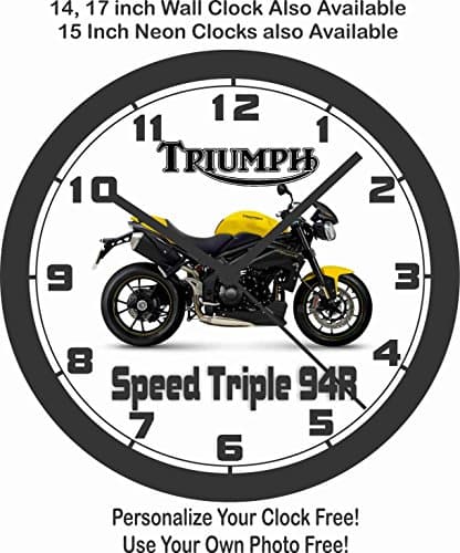 2017 TRIUMPH SPEED TRIPLE 94R WALL CLOCK-FREE US SHIP