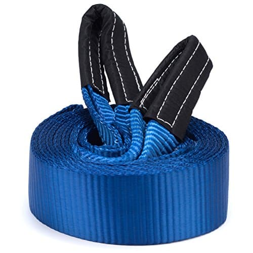 Universal Towing Strap by Vault Cargo – 6 Meter Length – Heavy Duty Towing Rope 13 tonne capacity – towing accessories for vehicle recovery and tow