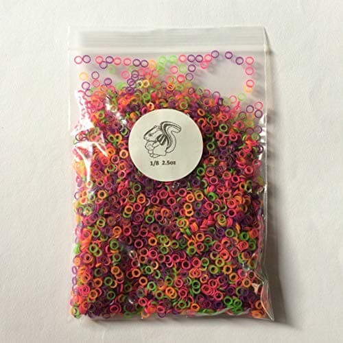 5000Pieces/Bag Light Force 2.5OZ 1/8 Dental Elastics Bands Orthodontic Ligatures Assort Color