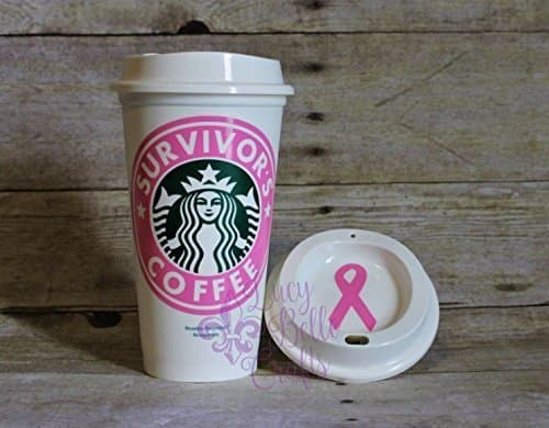 Personalized Survivor's Coffee Reusable Plastic-16 Ounce Travel Mug