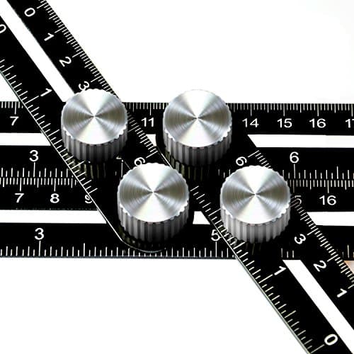 Multi Angle Measuring Ruler- Hfxrat Universal Angularizer Ruler Made of Premium Aluminum Alloy -- Angleizer Template Tool/Layout Tool Measurement for Handymen, Builders, Craftsmen, DIY-ers
