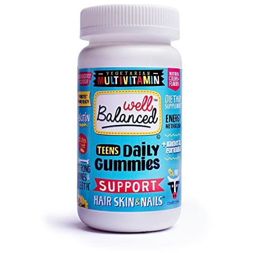 Well Balanced Vegetarian Multivitamin Gummies for Teens, 60 Count