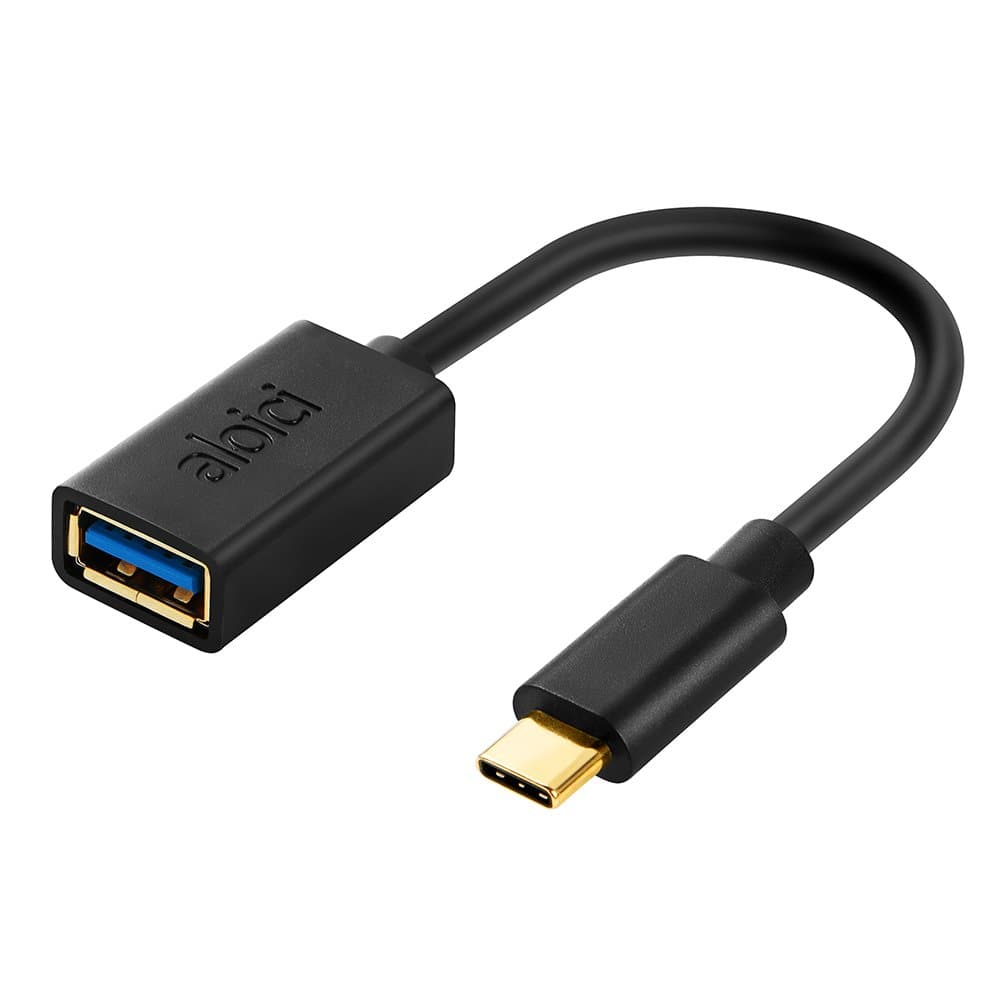 Aloici® OTG USB 3.0 Adaptor Cable Type C with Type A USB Male to USB 3.0 Female Host Mode 0.5 Feet usb3.1 for Mobile Phones and PC & Tablet Type C Connector TPY Amp For USB Stick USB Keyboard ETW