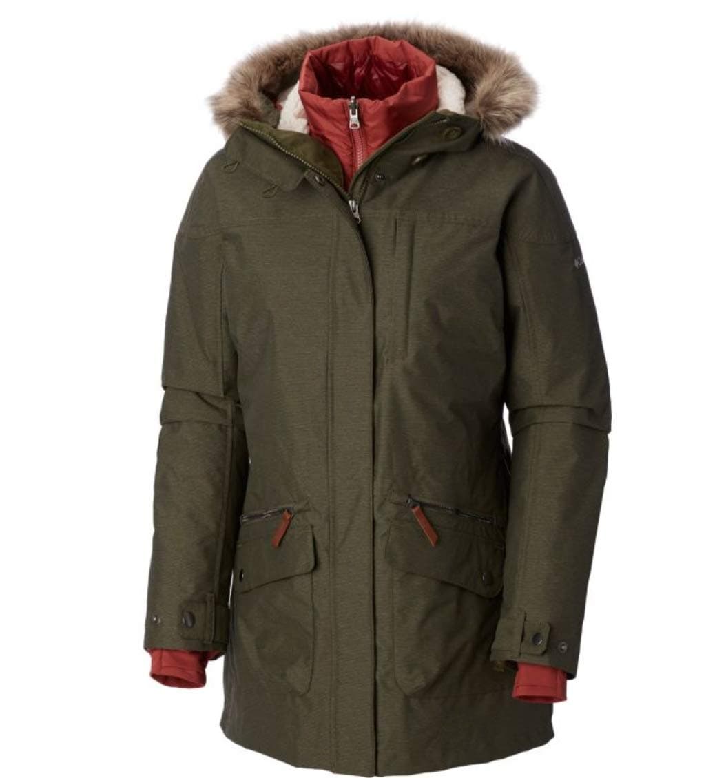 Columbia Womens Carson Pass Interchange Jacket Plus Size 3X Nori