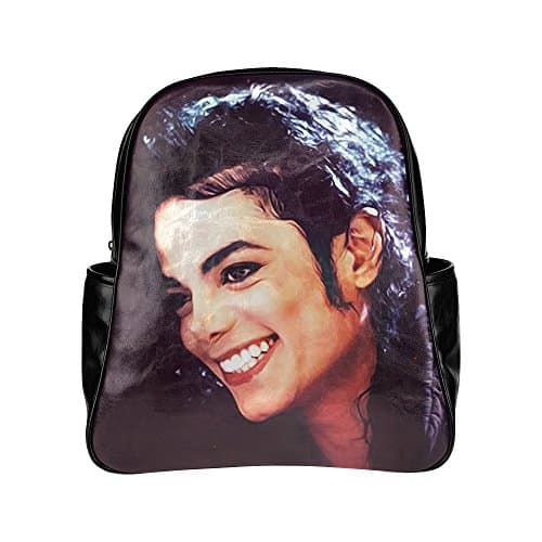 Michael Jackson Multi Pocket Backpack Bag School Bag Laptop Bag
