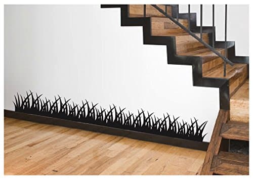 Black Grass Wall Decal Beautiful Deco Art Sticker Mural by DIGIFLARE GRAPHICS Proud USA Manufacturer!!