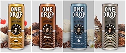 One Drop Premium Coffee Drinks (4 Flavor Variety Pack)