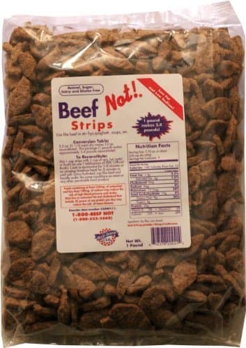 Dixie Diners' Club - Beef (Not!) Strips (1 lb bag) by Dixie