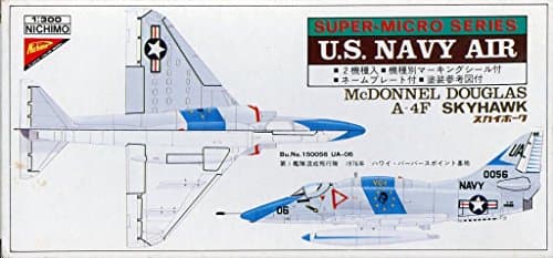 Nichimo 1:300 US Navy Air McDonnell Douglas A-4F Skyhawk Plastic Kit #UA-06