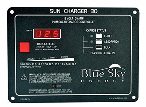 Blue Sky 30 Amp 12 Volt SC30 PWM Solar Panel Charge Controller