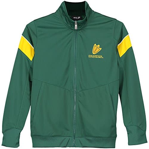 Oregon Ducks Boys Youth Precision Full-Zip Track Jacket - Green (Yth L - 14/16)