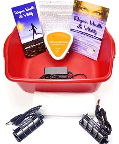 Ion Ionic Detox Foot Bath Spa Cleanse Unit for Home Use with 2 Stronger Super Duty Arrays and Extras!