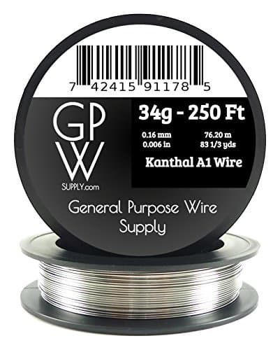 GPW Supply - Kanthal 34g 250 ft Electronic Resistance Wire