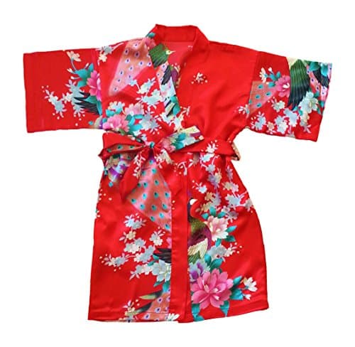 Modern Celebrations Flower Girl Robe (4, Red)