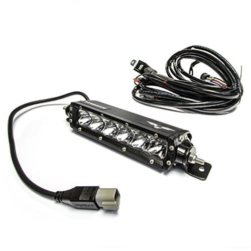 VPR4x4 Model 6S - 6" Single Row 5W LED Bars 2950 Lumens Spot Projection, Pair with Individual Cable – VPR4x4 Built to Last