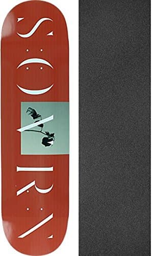 Sovrn Skateboards Logo 03 Skateboard Deck - 8.25" x 32" with Black Magic Griptape - Bundle of 2 items