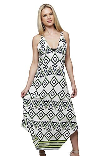 Highness Deep V Layering Maxi Dress (Green, 1X)