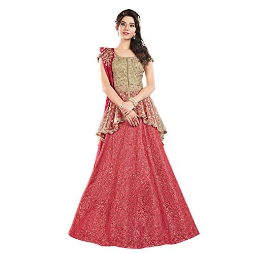 Mahotsav Women's Jacquard Silk Silk Lehenga Choli ( 7014 )