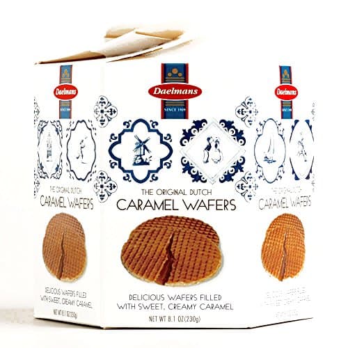 Daelmans Dutch Caramel Wafers Box 8.1 oz each (4 Items Per Order)