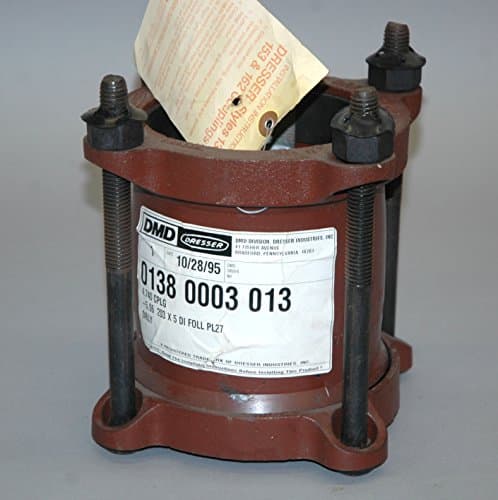 Dresser DMD Coupling 0138-0003-013 4" ID Pipe Range 4.74 - 5.06'