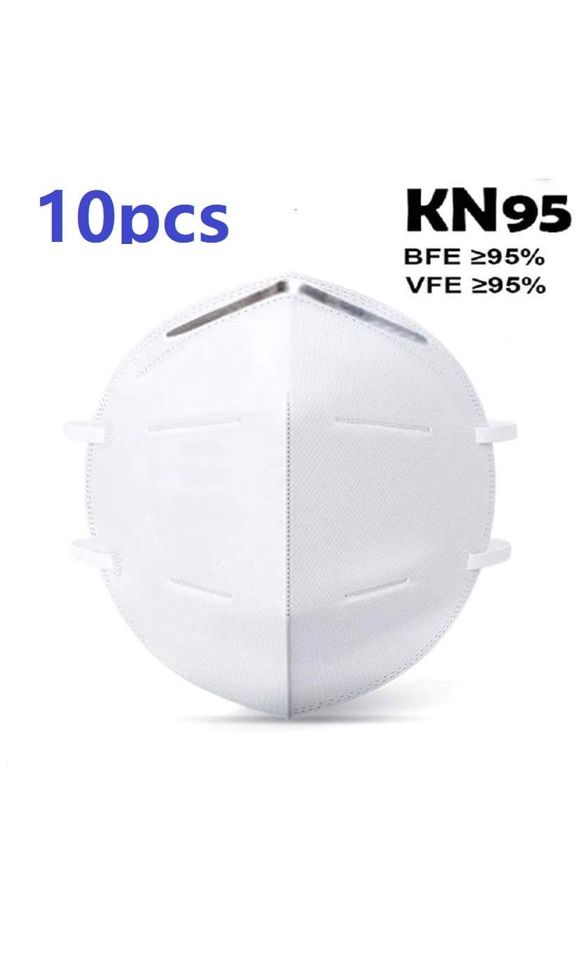 10PCS Disposable Face M.a.s.k, Dustproof Má.scara ᴋɴ.9.5 Ʀespirator Breathable Indoor Outdoor Facial M.a.s.k Mouth Cover for Sports Cycling Hiking Running - Anti-pollu-tion Anti-fog Anti-particle