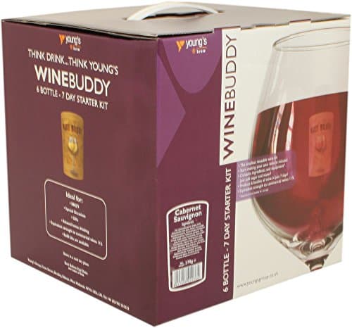 Home Brew &amp; Wine Making - Winebuddy Complete 7 Day Starter Kit - For 6 Bottles Of Cabernet Sauvignon