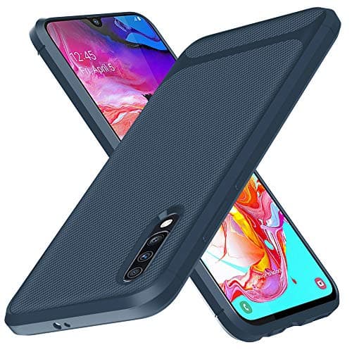 DagoRoo Compatible with Galaxy A70 Case, Shock-Absorption Slim Flexible Phone Case Cover for Samsung Galaxy A70 (6.7") 2019 (Navy)