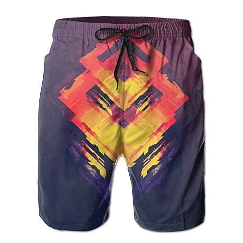 100% Polyester Classic Fit Fire Building Gentleman Beach Short Pants