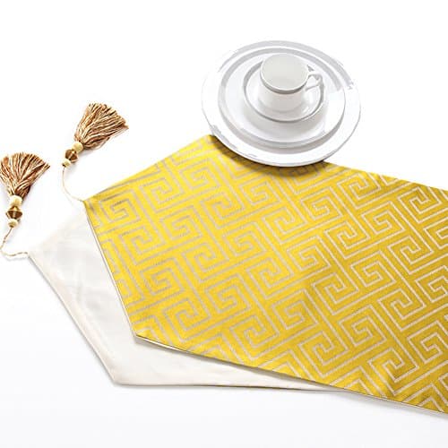 Simple and modern table flag Hotel restaurant decorated coffee table flag Bed runner-D 32x160cm(13x63inch)