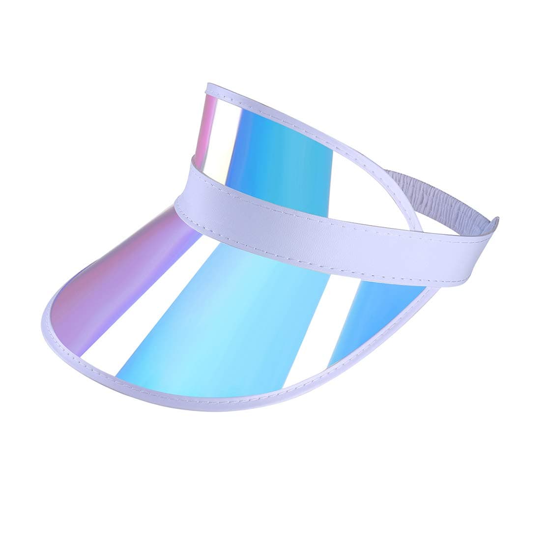 Plastic Sun-Visor Hats UV-Shield Sun Protection Hat