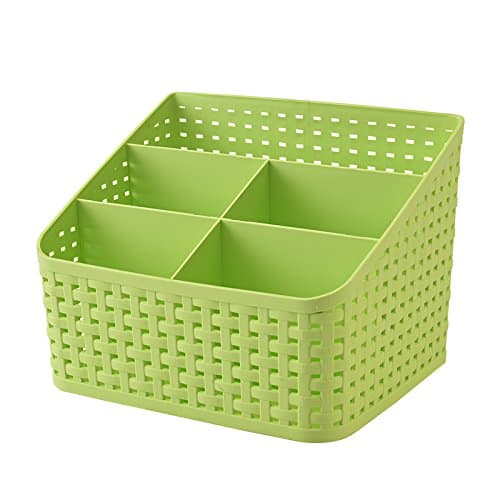 Fanmeili SN2245 Desktop Organizer Desk Storage Container, Green
