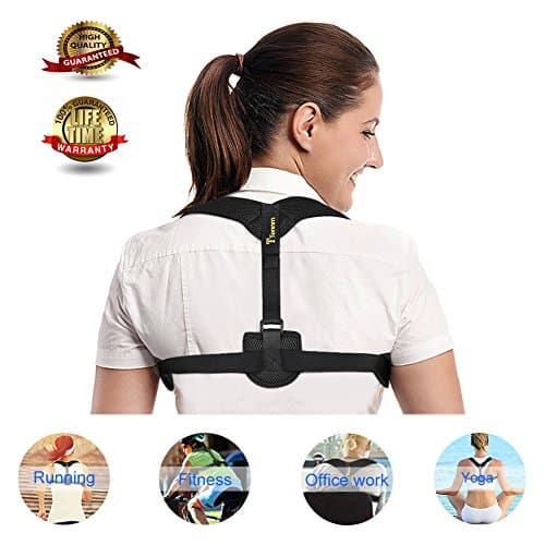 Back Posture Corrector Braces For Women &amp; Men,Upper Back Shoulder Supports Adjustable Effective Comfortable Posture,Posture Straightener Clavicle Supports For Back Pain Relief