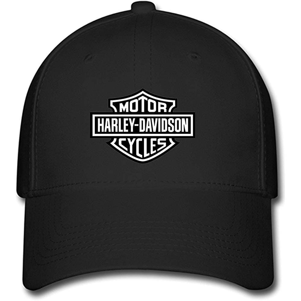 ObduliO LJSWG Unisex Adjustable Harley Davidson Logo Hat One Size Black