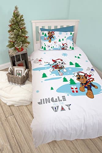 Paw Patrol Duvet Set, Polyester-Cotton, Multi-Colour, Single