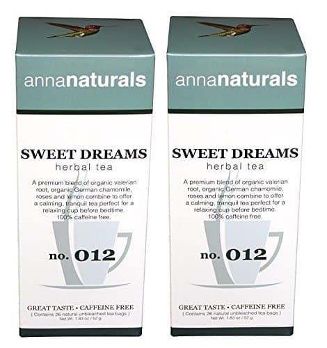Organic Sleep Tea - Sweet Dreams Tea - For a Quicker and Better Sleep - 52 Bags
