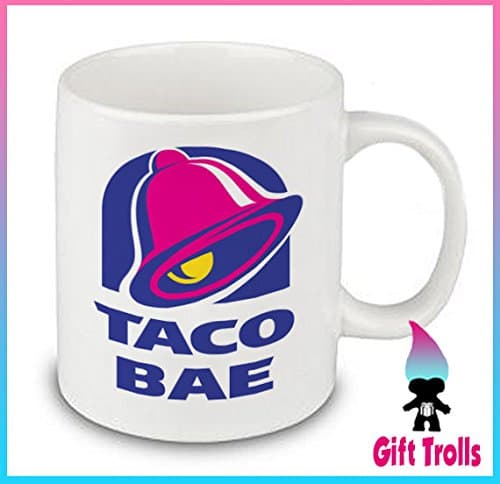 Taco Bae - Funny mug - Gift - Meme Mug - Unique Mug - Office mug - Housewarming gift - Taco Bell - Taco Tuesday Coworker Friend Coffee Cup Tea Cup Mug 11 oz